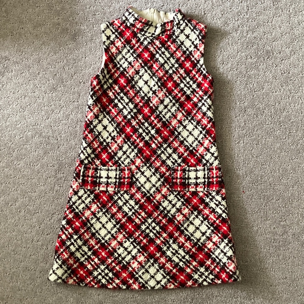 Neiman Marcus red tweed Helena dress, Girls' 5.